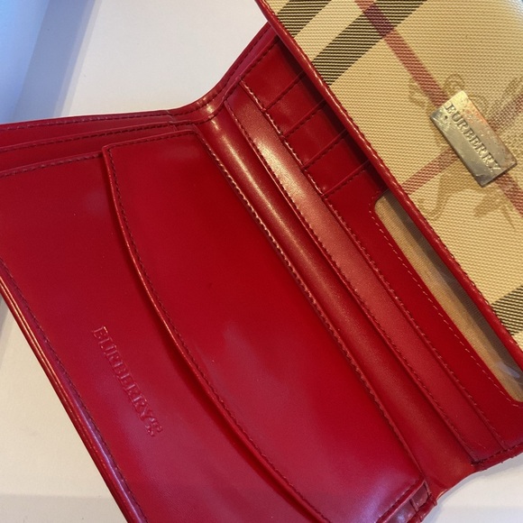 Burberry’s Checkered Clutch - Red and Black - Picture 7 of 11